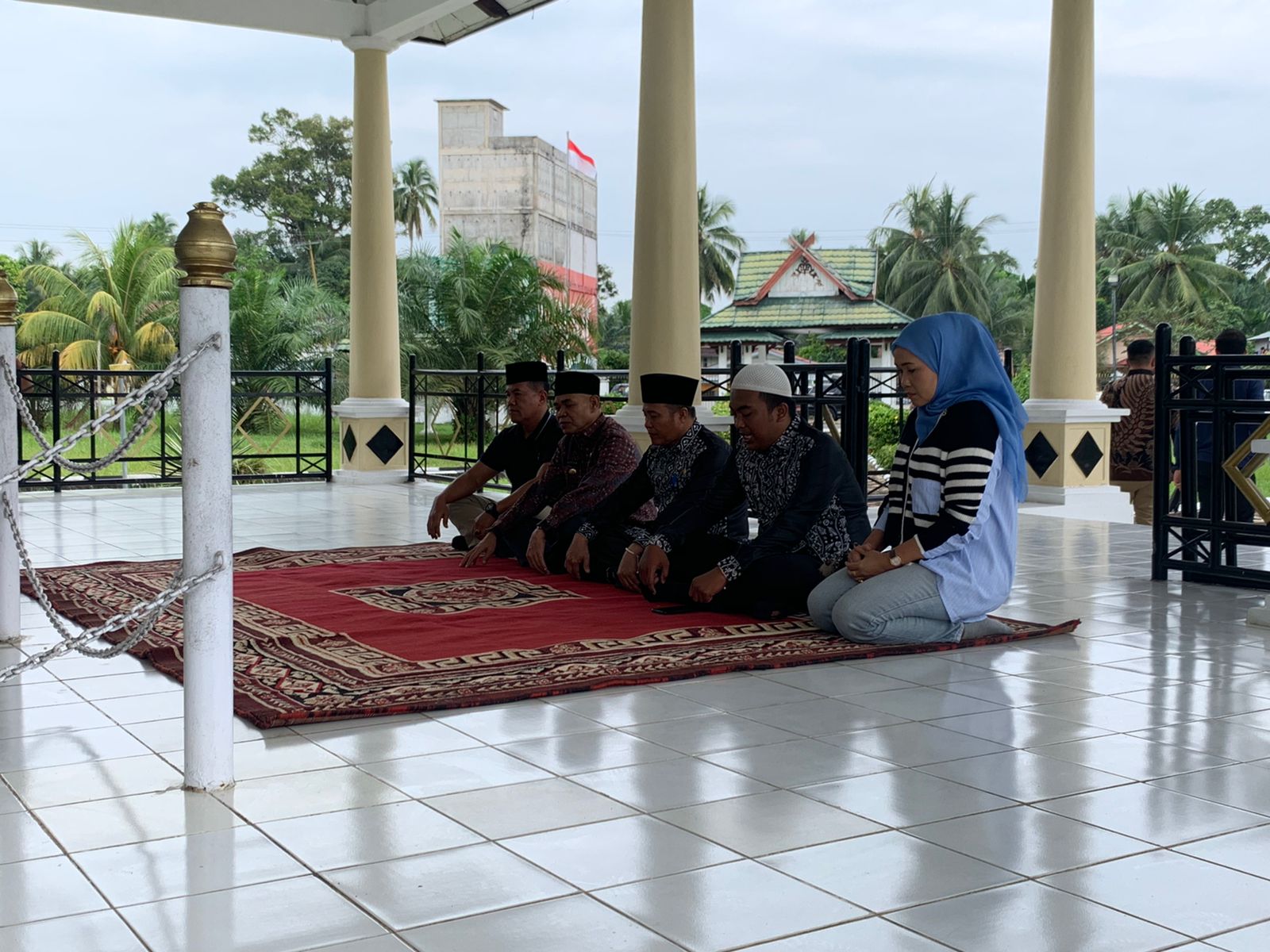 Kunjungan dan Ziarah Perdana PJ. Bupati Tebo H. Aspan, ST ke Taman Makam Pahlawan Sultan Thaha Syaifuddin