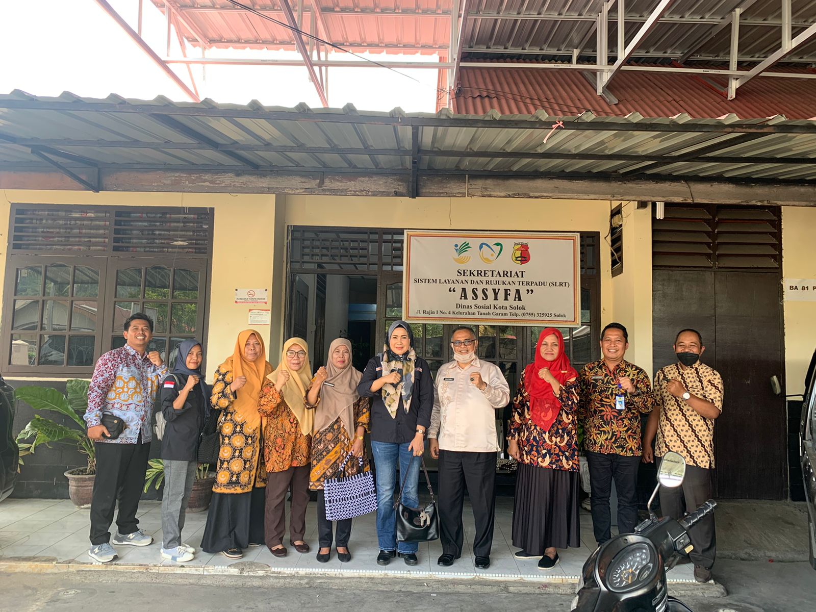 Dinas Sosial P2PA Kab Tebo melakukan Kunjungan Study Tiru ke Dinas Sosial Kota Solok