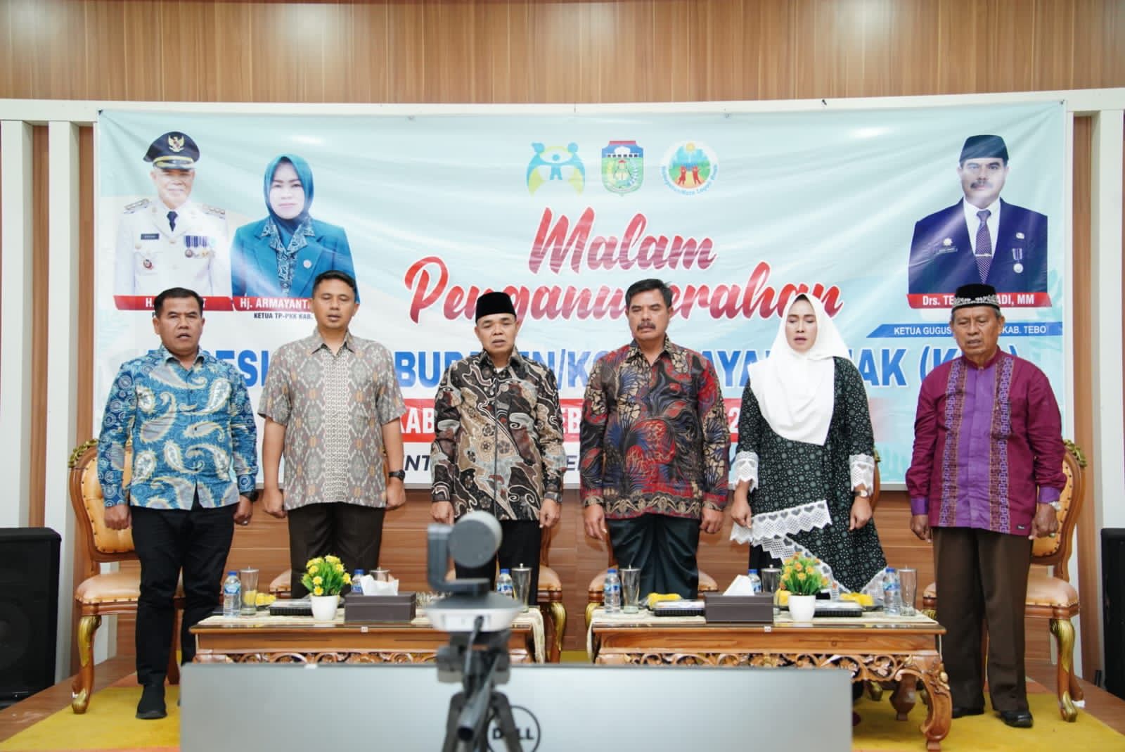 Kabupaten Tebo Kembali Raih Penghargaan Kota Layak Anak Kategori Madya Tahun 2023